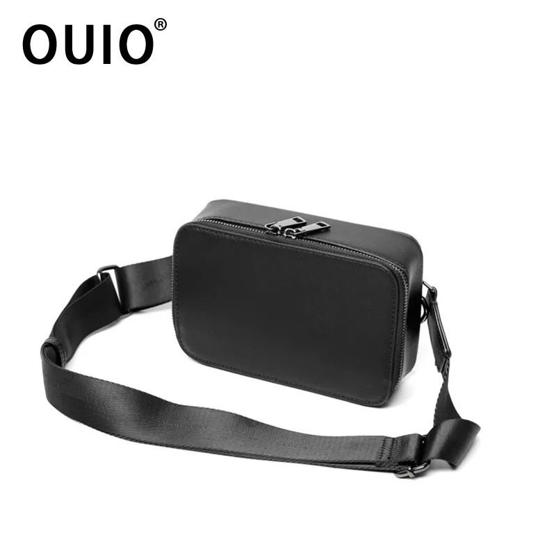 Luxury Bags Leather - OUIO ユニバーサルフォンバッグ ミニマリストPUレザー サフィアーノ 高級デザイン ミニキー