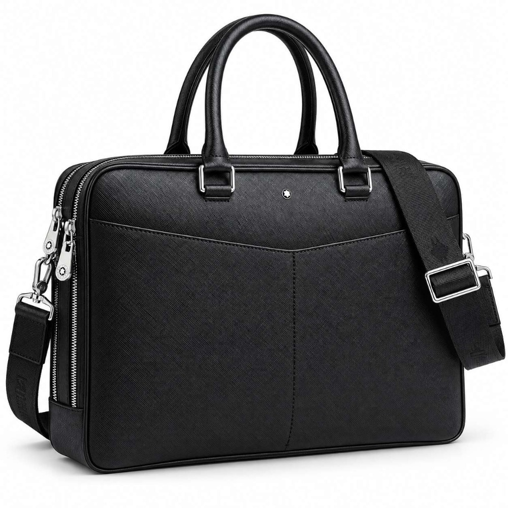 クラシックなデザインのメンズビジネスブリーフケース。オフィス - Luxury Bags Tote のレビューと価格