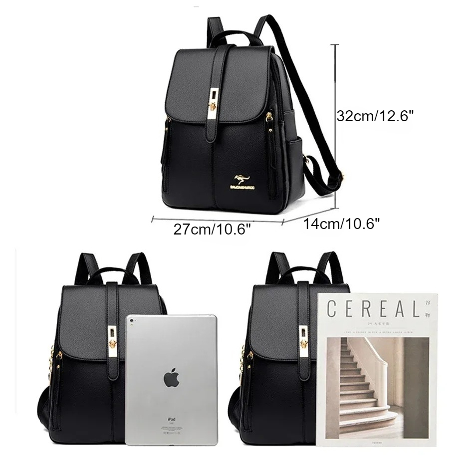 女性革大容量バックパック高品質ヴィンテージスクールバッグ女の - Luxury Bags Leather のレビューと価格